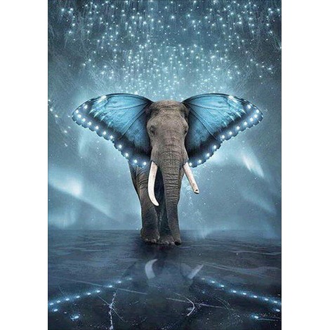 Dream Fly Elephant 5d Diy Diamond Painting Kits UK KN80104