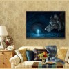 Fantasy Dream Style Wolf Pattern 5d Diy Cross Stitch Diamond Painting Kits UK QB6637