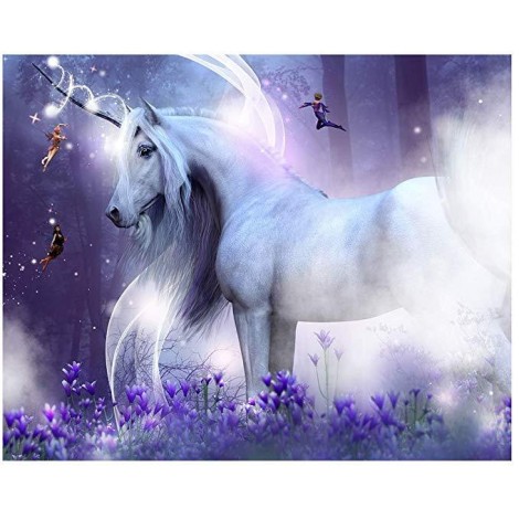 Fantasy Unicorn 5d Diy Diamond Painting Kits UK KN80019