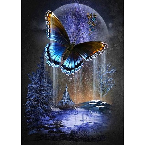 Fantasy Butterfly 5d Diy Diamond Painting Kits UK KN80065