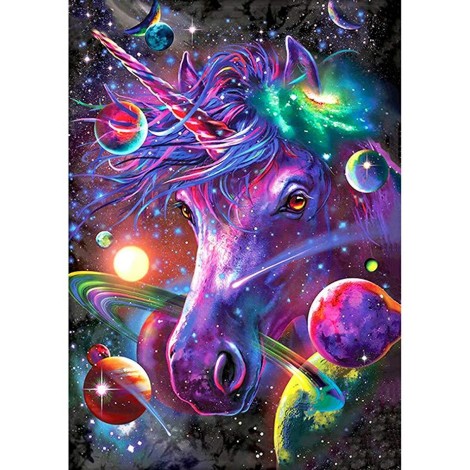 Dream Unicorn Sky Space 5d Diy Diamond Painting Kits UK KN80088