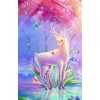 Cheap Colorful Fantasy Styles Deer Diamond Painting Kits UK For kids AF9144