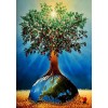 Earth Tree Embroidery Mosaic Cross Stitch VM90951