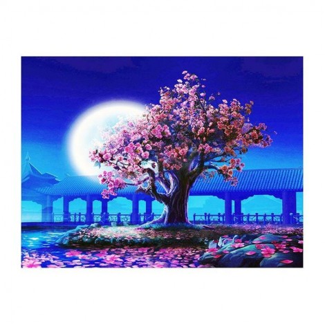 Fantasy Styles Hot Sale Tree Full Of Flowers Diamond Painting Kits AF9582