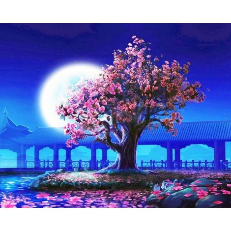 2019 Dream Landscape Tree Sky 5d Diamond Painting Cross Stitch Kits UK VM8300