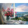 Oil Painting Style New Arrival Beautiful Flower 5d Diy Diamond Painting Kits UK VM9860