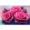 Pretty Oil Painting Styles Flower Diamond Painting Kits UK AF93344