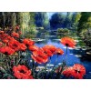 2019 New Hot Sale Popular Red Flowers 5d Diy Diamond Painting Canvas Kits UK VM3539