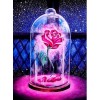 2019 New Hot Sale Full Square Diamond Red Rose 5d Cross Stitch Kits UK VM8503