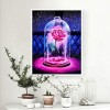 2019 New Hot Sale Full Square Diamond Red Rose 5d Cross Stitch Kits UK VM8503