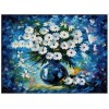 2019 Oil Painting Style Colorful Flowers 5d Diy Diamond Painting Canvas Kits UK VM3538