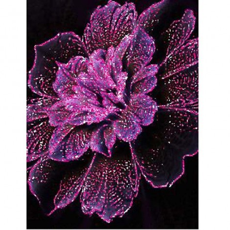 2019 Special Violet Flower 5d Diy Diamond Painting Kits UK VM7894