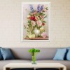 Cheap Oil Painting Style Stitch Flowers 5d Diy Diamond Painting Kits UK VM938