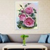 Popular Pink Modern Art Styles Flowers Diamond Painting Kits UK AF9343