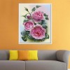 Popular Pink Modern Art Styles Flowers Diamond Painting Kits UK AF9343