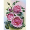 Popular Pink Modern Art Styles Flowers Diamond Painting Kits UK AF9343