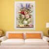 Cheap Oil Painting Style Stitch Flowers 5d Diy Diamond Painting Kits UK VM938