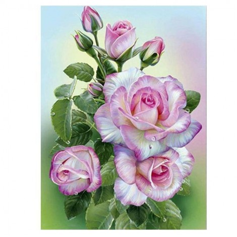 Best Modern Art Style Flower Diy 5d Full Diamond Painting Kits UK QB5753