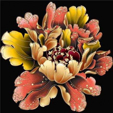 Special New Arrival Colorful Flower Pattern 5d Diy Diamond Painting Kits UK VM7339