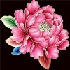 Special New Arrival Embroidery Pink Flower 5d Diy Diamond Painting Kits UK VM7340