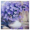 Oil Painting Style Mosaic Diamond Embroidery Flowers Cross Stitch Kits UK VM59450