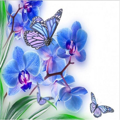 2019 New Hot Sale Popular Flower Butterfly 5d Diy Diamond Painting Kits UK VM39521