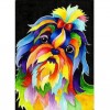 Full Square Drill Colorful Dog 2019 Special 5d Diy Diamond Painting Kits UK VM09531