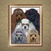 Best Oil Painting Style Pet Dog Diy 5d Full Diamond Painting Kits UK QB5472