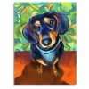 Best Watercolor Pet Dog Diy 5d Full Diamond Painting Kits UK QB5466