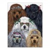 Best Oil Painting Style Pet Dog Diy 5d Full Diamond Painting Kits UK QB5472