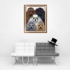 Best Oil Painting Style Pet Dog Diy 5d Full Diamond Painting Kits UK QB5472