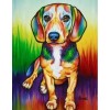 Cheap Best Watercolor Pet Dog Diy 5d Full Diamond Painting Kits UK QB5465