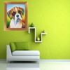 Watercolor Pet Dog Diy 5d Full Diamond Painting Kits UK QB5447