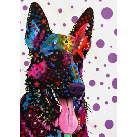 New Best Special Pet Dog Embroidery Diy 5d Full Diamond Painting Kits UK QB5437