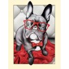 Best Modern Art Style Pet Dog Diy 5d Full Diamond Painting Kits UK QB5488