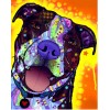 2019 Special Gift For Kids Colorful Dog 5d Diy Crystal Painting UK VM1929