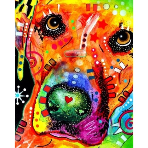 2019 Special Colorful Dog 5d Diy Rhinestone Diamond Painting UK VM1932
