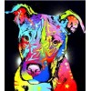Colorful Modern Art Dream Dog 5d Diy Diamond Painting Cross UK VM1939
