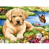 Best Oil Painting Style Pet Dog Diy 5d Full Diamond Painting Kits UK QB54524