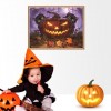 2019 Cartoon Halloween Pumpkin Cat 5d Diy Diamond Painting Kits UK VM98046