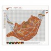 Cat On Hammock Pattern Mosaic Embroidery 5d Diy Cross Stitch Diamond Painting Kits UK QB7006