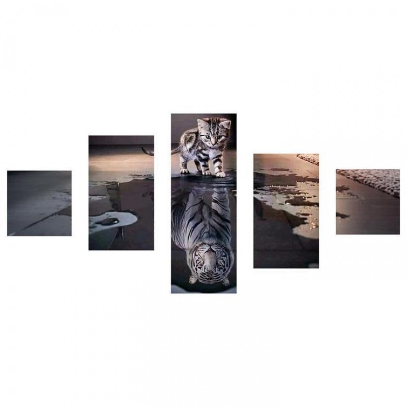 Multi Panel Modern A...