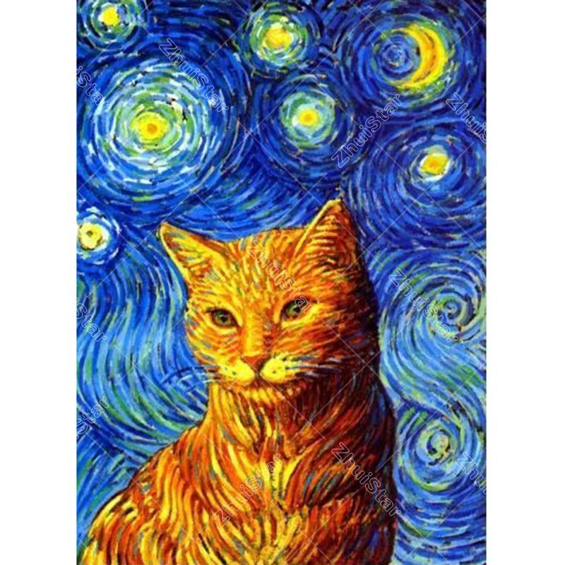 Sky Cat Embroidery M...