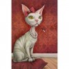 2019 Special Cheap Cat 5d Diy Cross Stitch Diamond Painting Kits UK QB7081