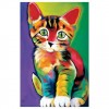 Hot Sale Watercolor Cute Cat 5d Diy Cross Stitch Diamond Painting Kits UK QB7060