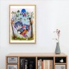 Cartoon Style Cat 5d Diy Cross Stitch Diamond Painting Kits UK QB7012
