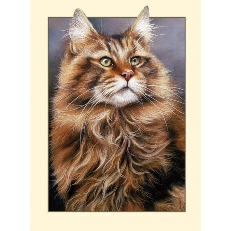 New Special Cat Pattern 5d Diy Cross Stitch Full Diamond Painting Kits UK QB7058