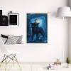 New Halloween Style Cat 5d Diy Cross Stitch Diamond Painting Kits UK VM8743