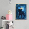 New Halloween Style Cat 5d Diy Cross Stitch Diamond Painting Kits UK VM8743