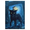 New Halloween Style Cat 5d Diy Cross Stitch Diamond Painting Kits UK VM8743